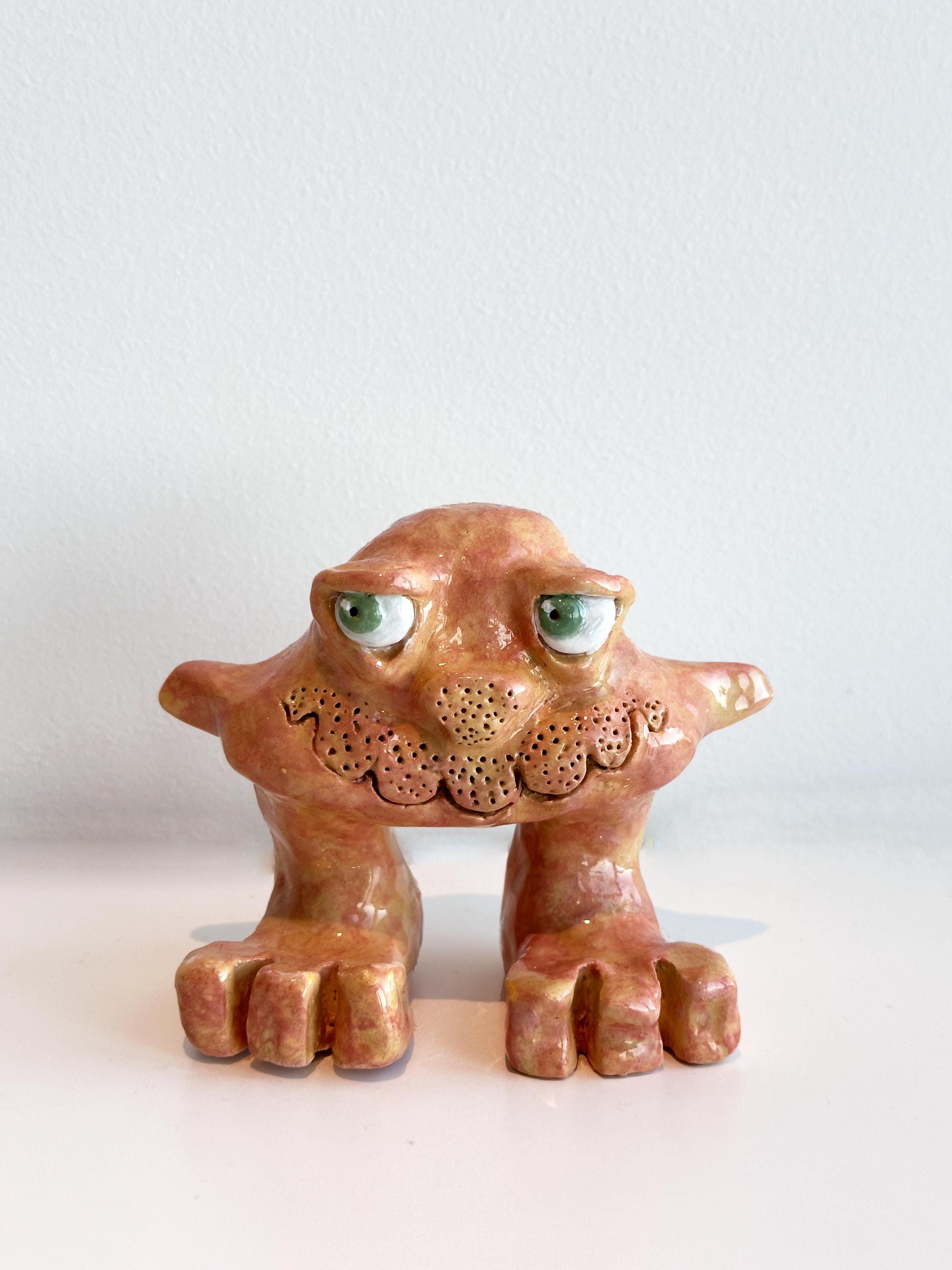 sealdog clay monster sculpture. – studio paris