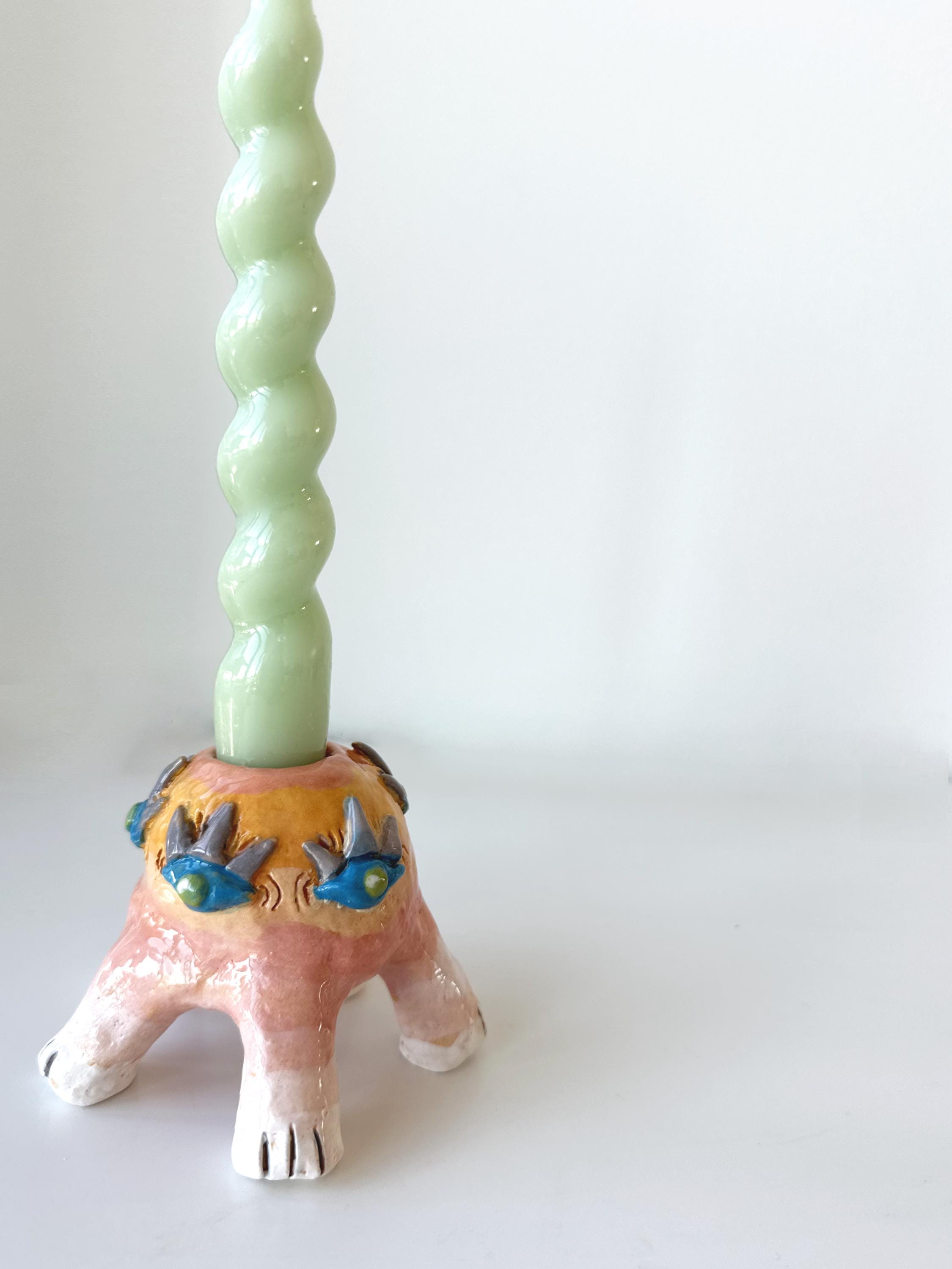 eyre clay monster sculpture.