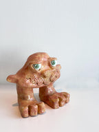 sealdog clay monster sculpture.