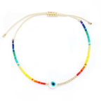 rainbow wise-eye protection bracelet