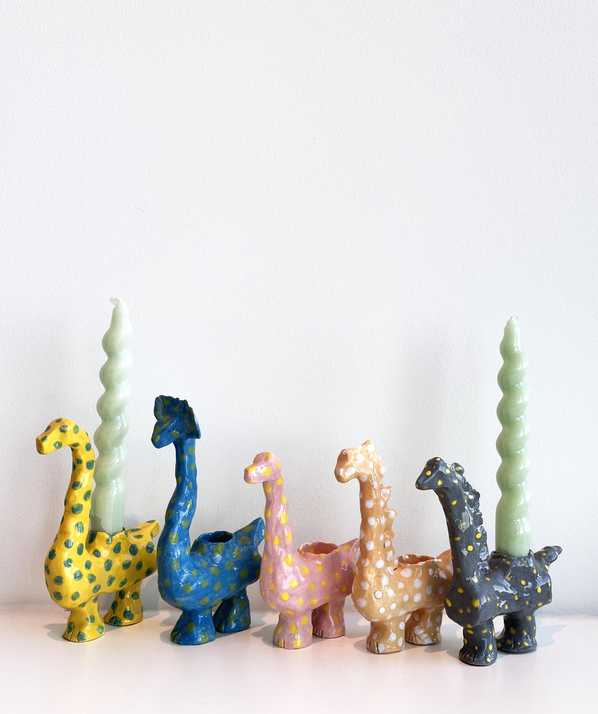 Pink & yellow Polkador.