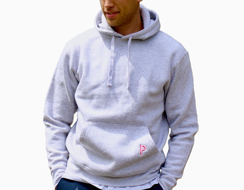 studio paris. dino hoodie, grey.