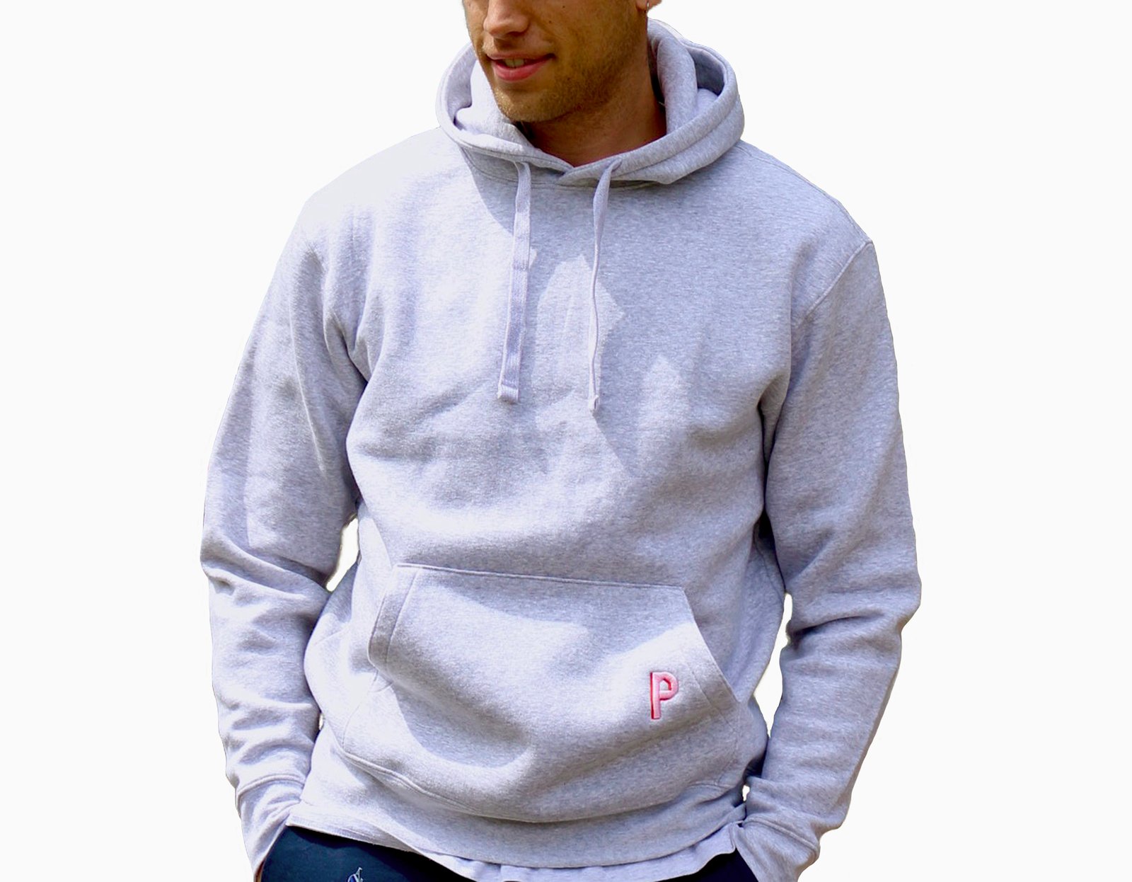 studio paris. dino hoodie, grey.