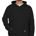 studio paris. dino hoodie, black.