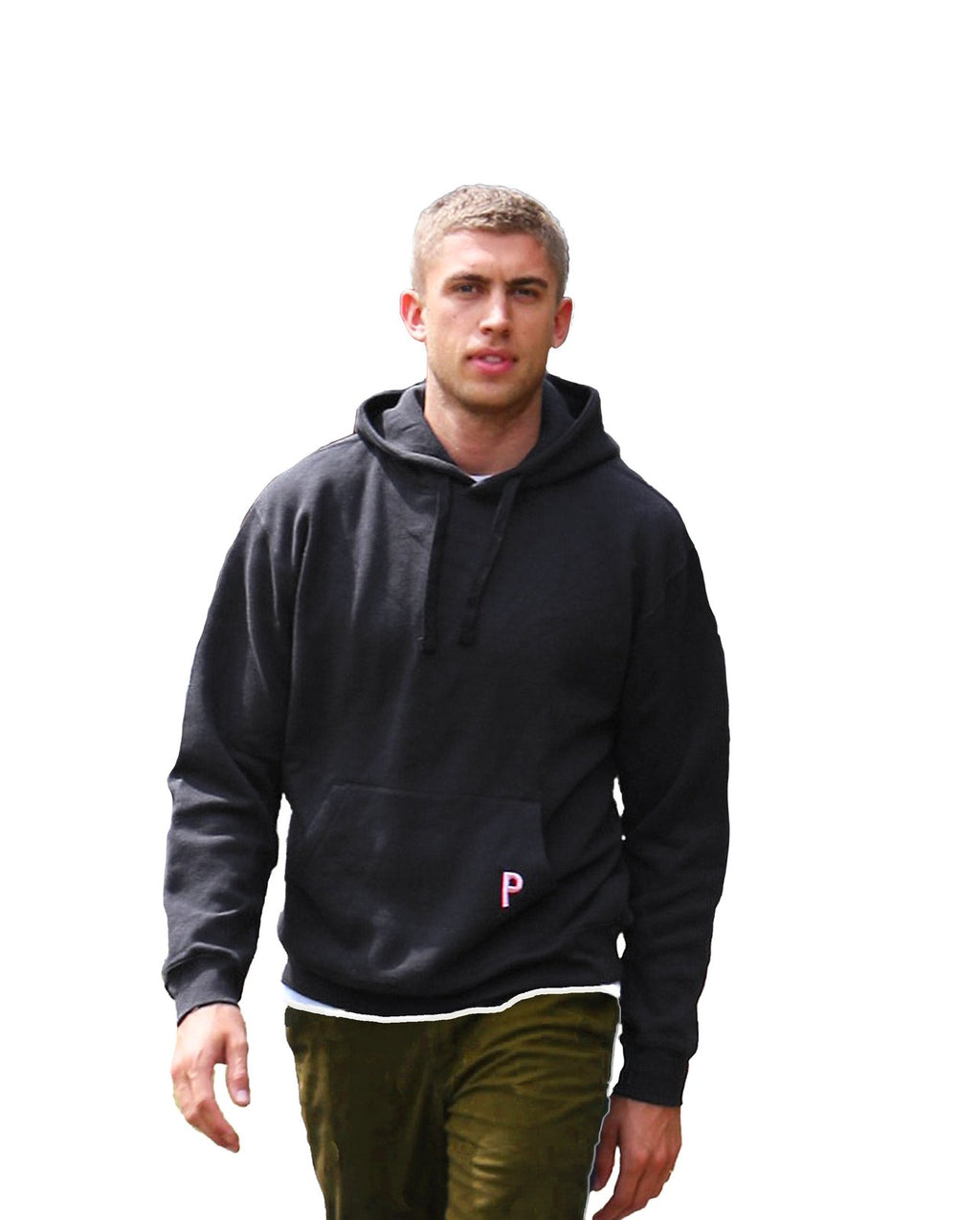 studio paris. dino hoodie, black.