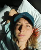 studio paris. corduroy cap, ocean teal.